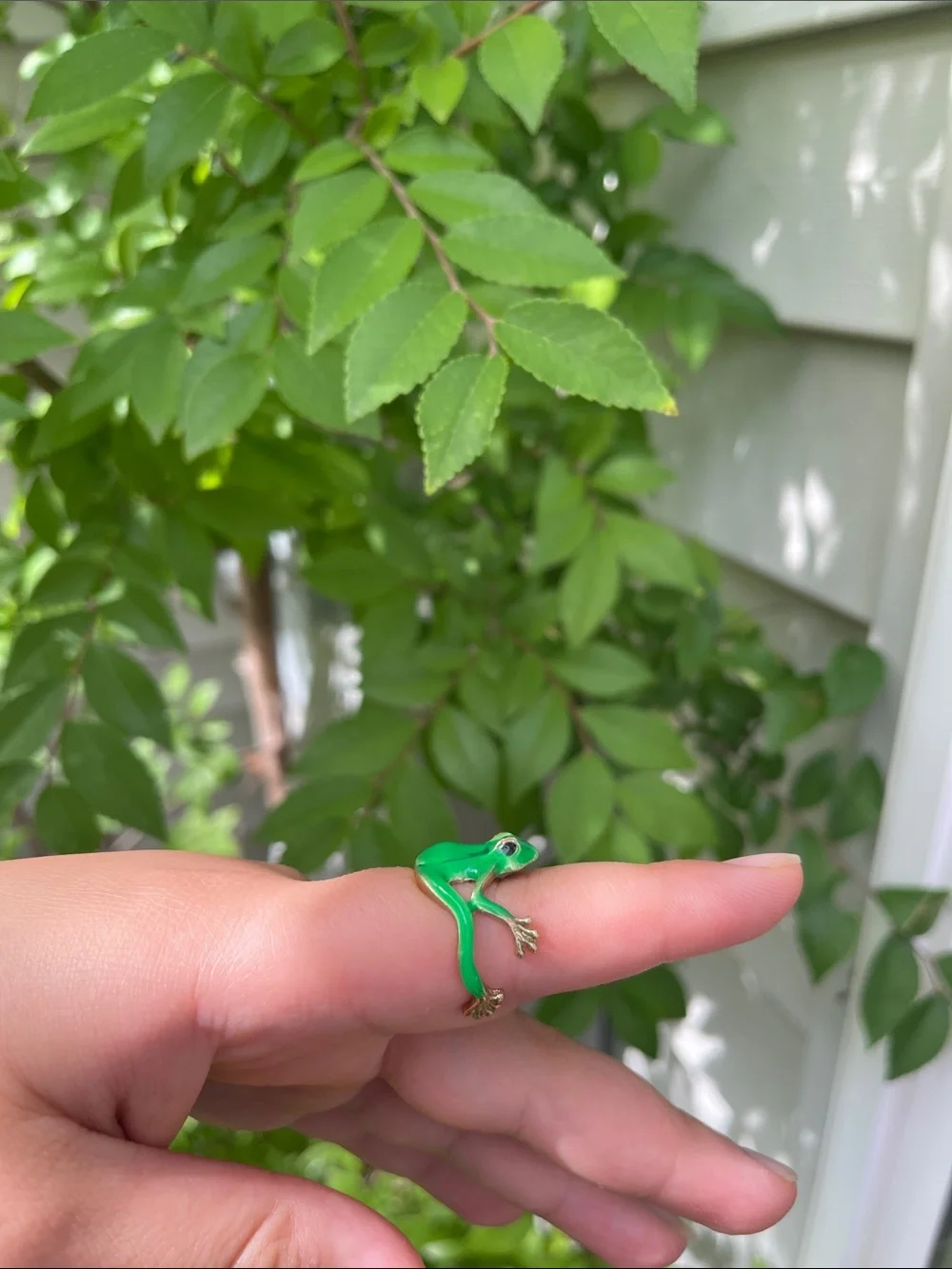 NEW! Unique Enamel Frog Wrap Ring. 🐸 A7-224
